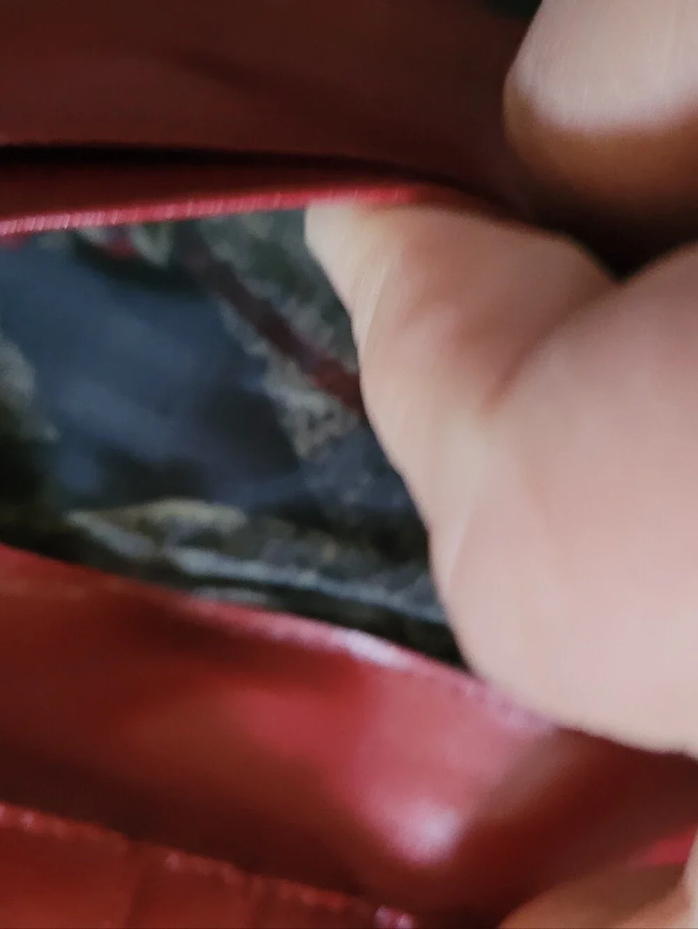 Brighton Red Women's Heart Detail Leather Wallet